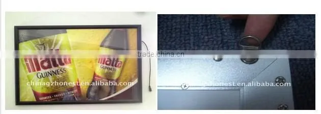 LED portable light signs, led slim light box, slim signage, super thin light box