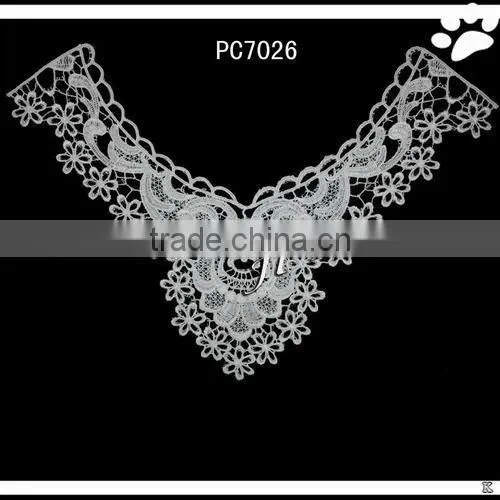 polyester pair collar lace for clothes(PC7023)
