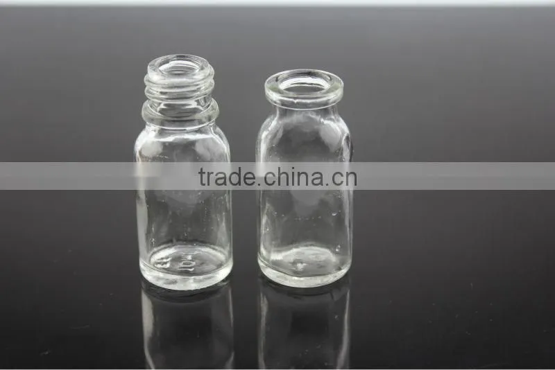 penicillin bottle glass vial with rubber body colored