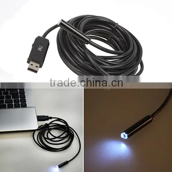 4 LED Waterproof 7M USB Endoscope Camera