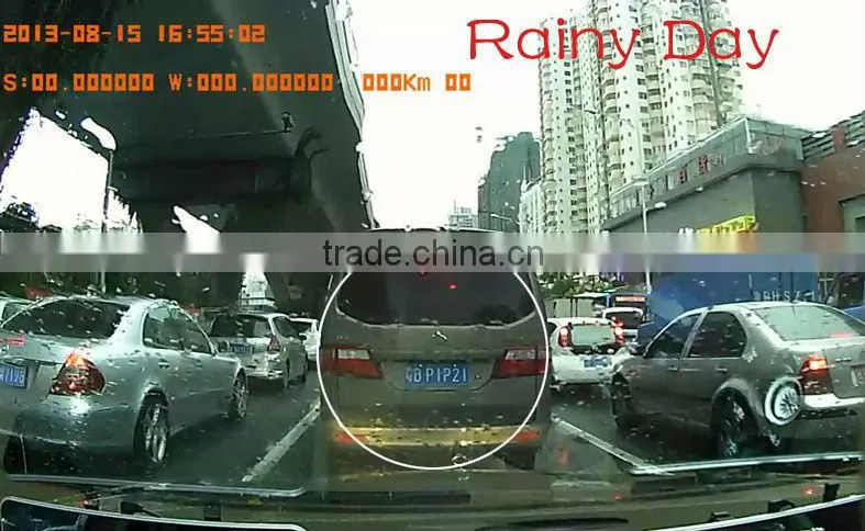 dual lens vehicle car camera dvr video recorder,rearview mirror 2.7 inch car dvr