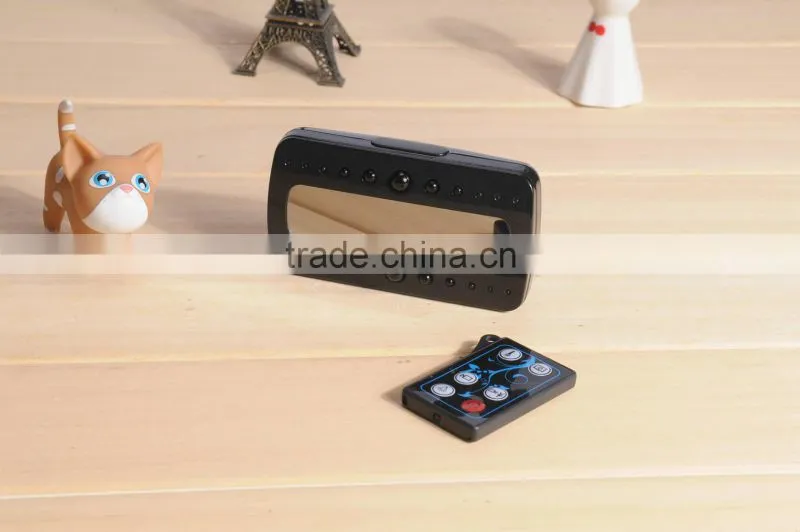 1080P Digital Alarm Clock IR Night Vision Camera Remote Control camera dvr