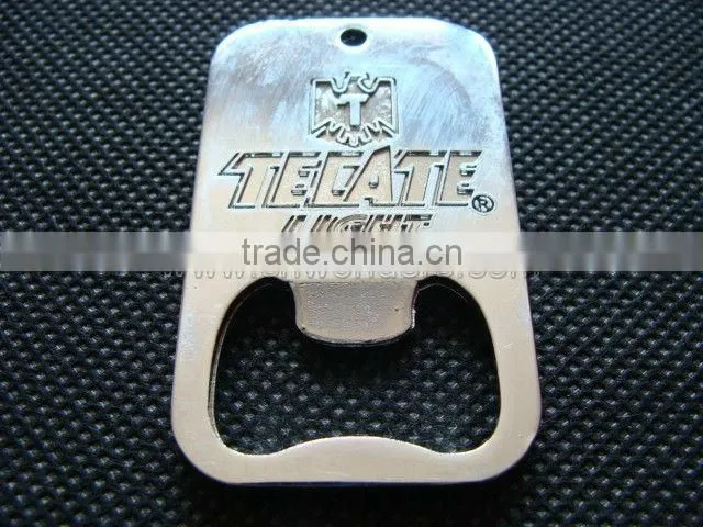 Hot selling custom promotional bottle opener keychain