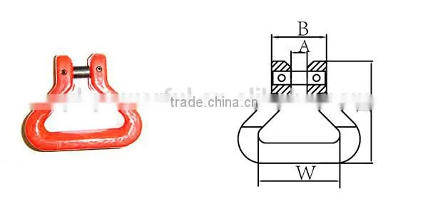 G80 CLEVIS WEB SLING LINK