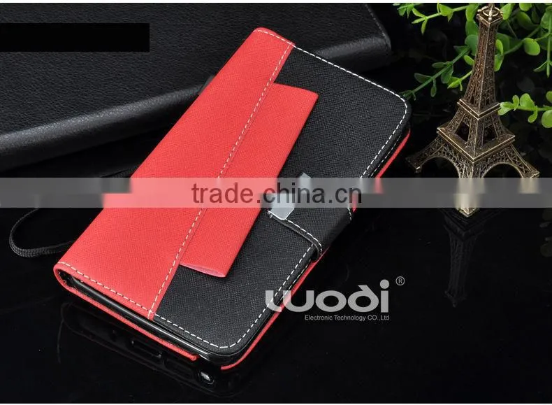 hit color series cross grain leather case for Samsung note3