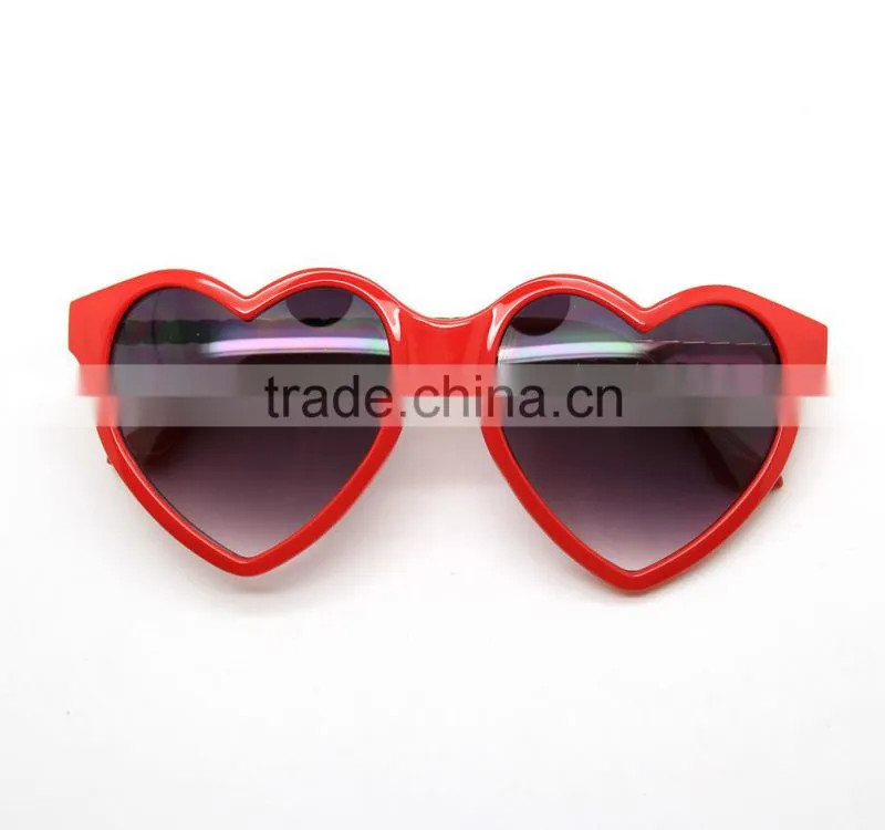 quality fashion heart sharp sunglasses