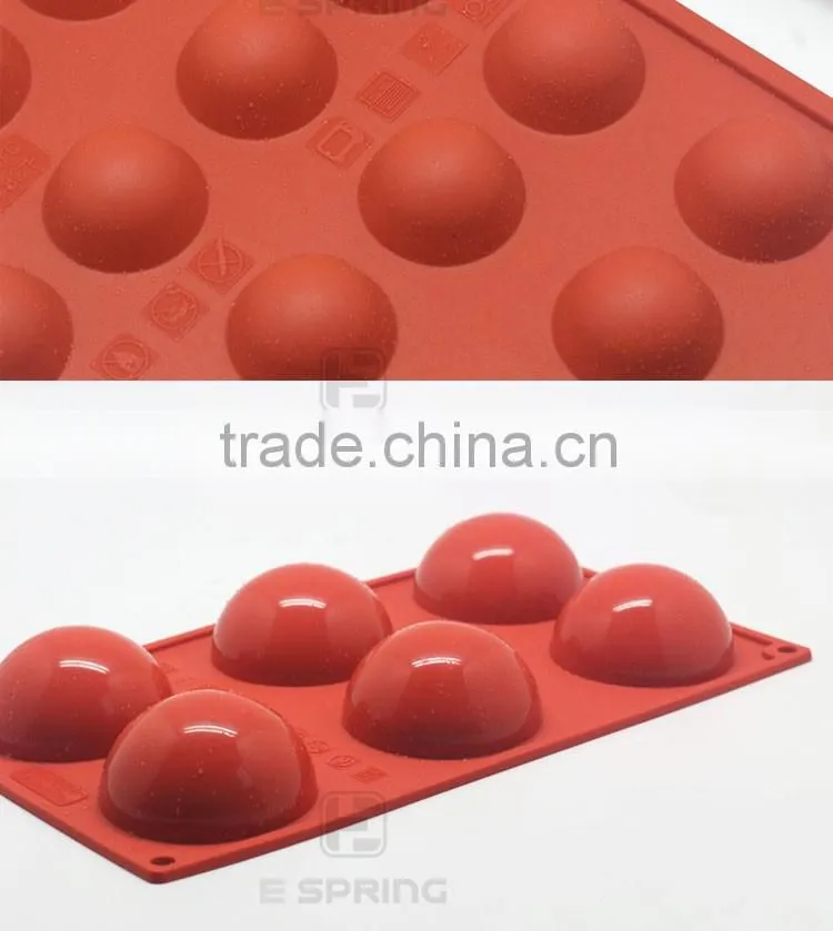 DIY kitchen tools 24 Cavity Round Ball Desert Sphere Mould