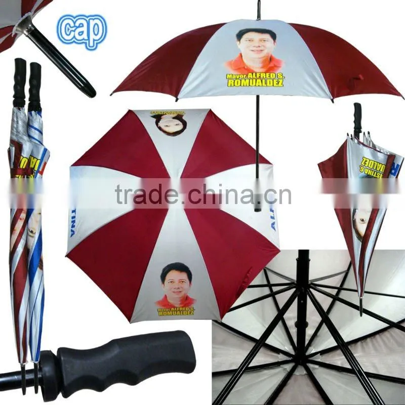 lady flower straight umbrella for gift