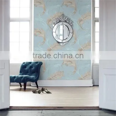 Heavy Embossed Household Oriental Waterproof Home Interior PVC Wallpaper