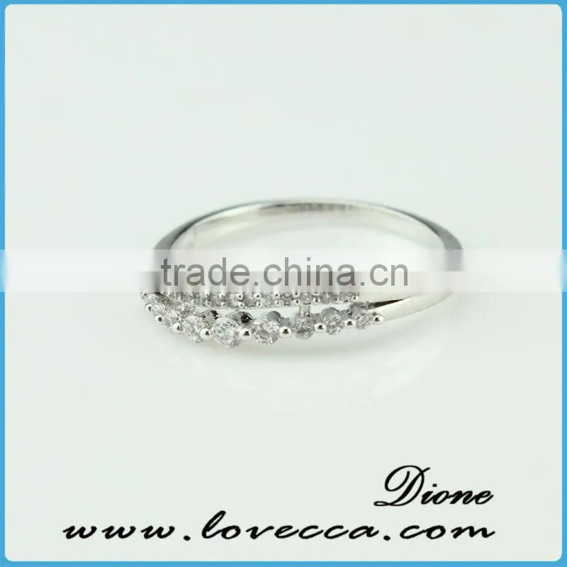 LATEST FASHION ladies finger new design white gold finger ring