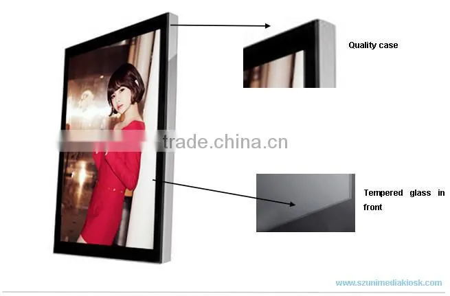 Smart HD wifi shopping mall supermarket wall mounted 42 inch LCD digital signage