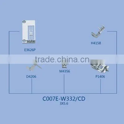 C007E-U222CQ Gauge Set for Siruba C007E sewing machine part