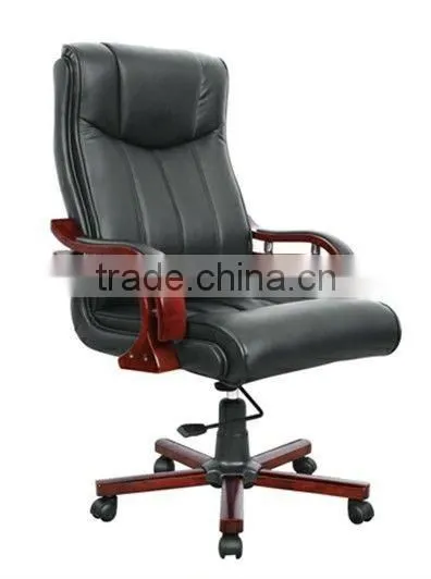 Wooden executive office chair
