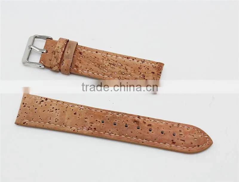 Boshiho vegetable leather natural cork watch straps