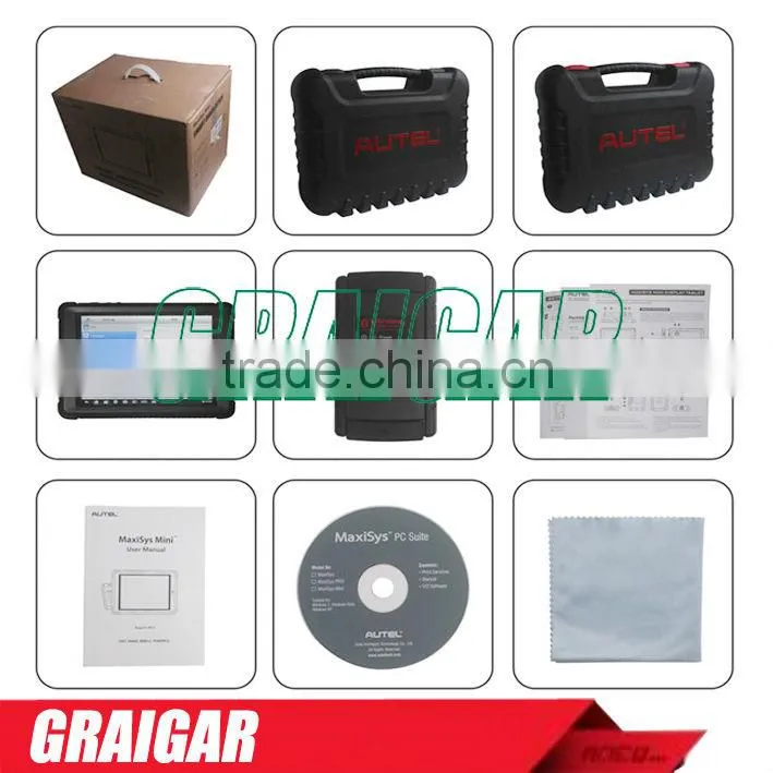 2015 New Arrival Autel MaxiSys Mini MS905 Automotive Diagnostic and Analysis System with LED Touch Display of ds708