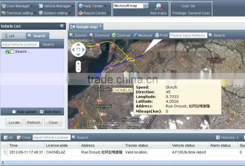 support 25 language gps tracking system software for mobile number locator
