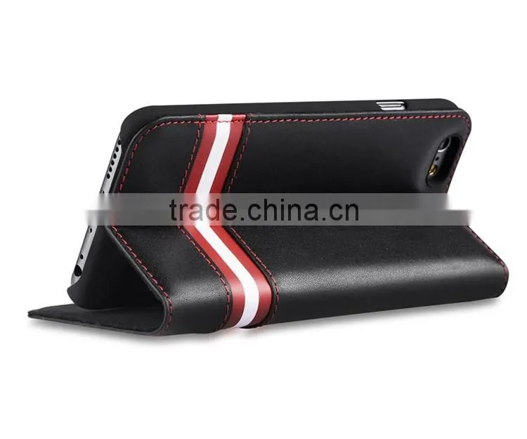 New Flip Card Pocket Genuine Leather Wallet Phone Case Cover Skin For iPhone 6 6S 6 Plus