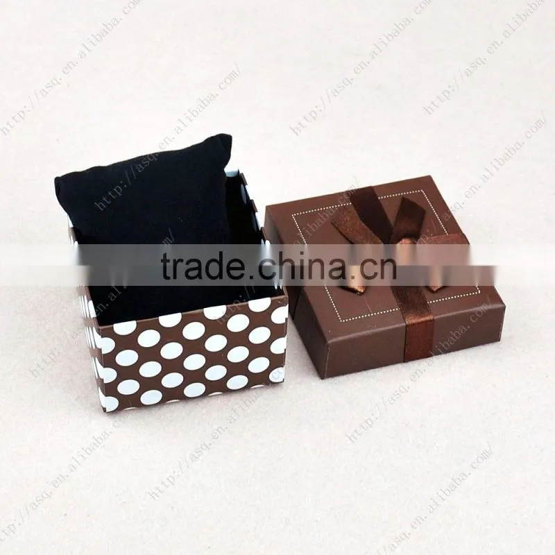 ribbon bow tie fancy paper watch box