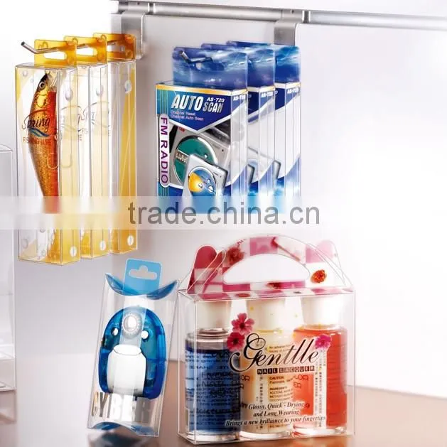 2014 custom made plastic promotional gifts box pvc