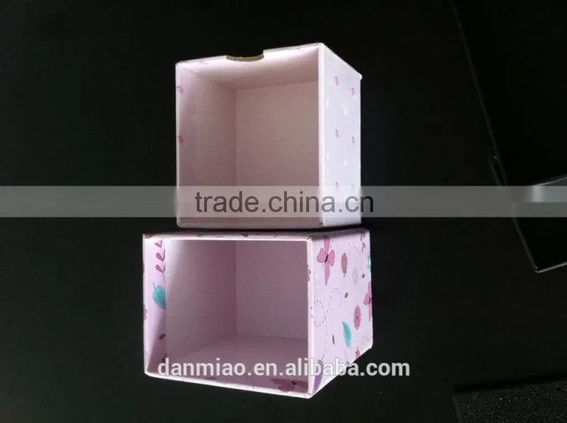 Delicate high quality paper tube/can for jewelry /ornaments