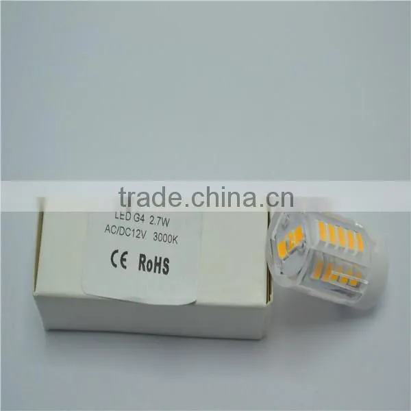 factory outlets G4 car light/ indoor decoration silicon corn light
