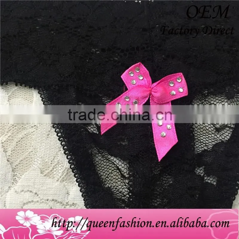 CHEAP PRICE 2015 superior lace woman Thongs top quality woman panties red lace thong panties
