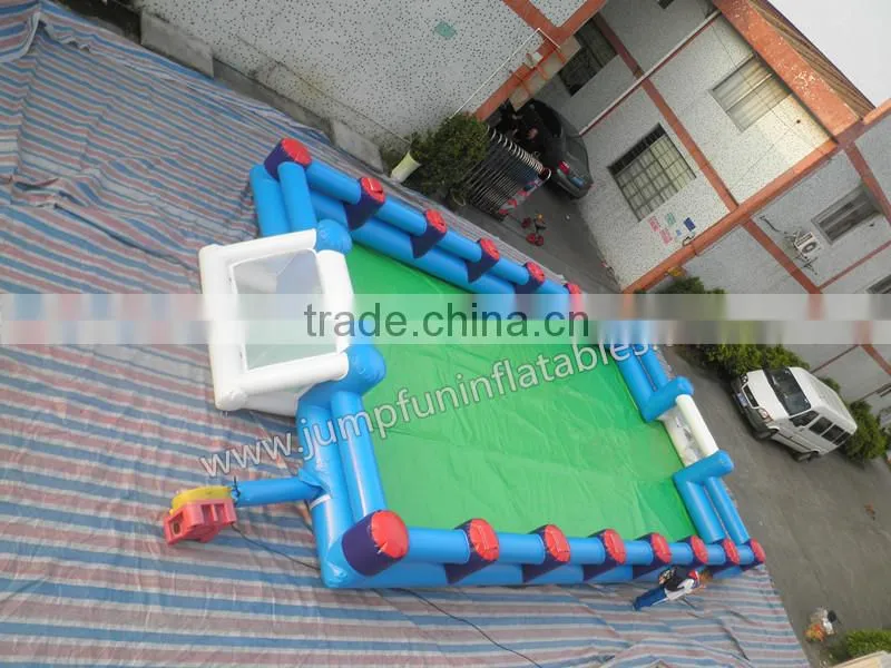 Inflatable Human Bobyfoot Field/Water soap football pitch sealed type
