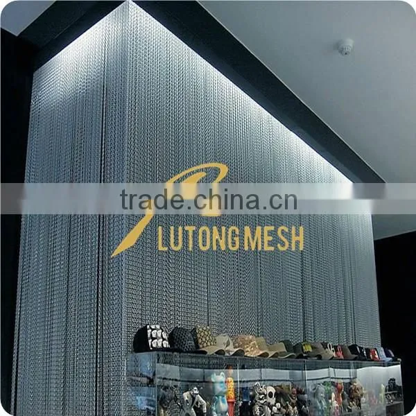 transparent mesh fabric,small decorative folding screen,metal mesh fabric