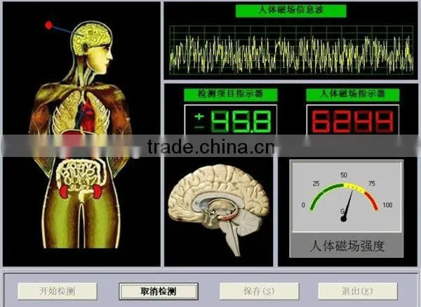 Professional Third Generation quantum resonance magnetic analyser with 38reports BD-R010