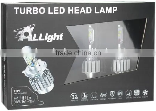 30w 4000lm headlight h7 verna headlight