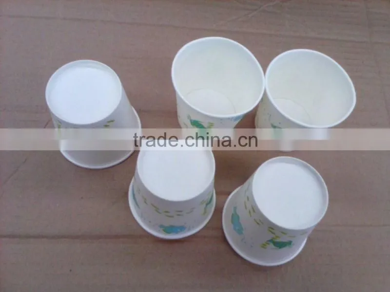 disposable coffee paper cups with cartoon design