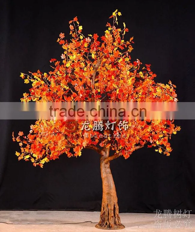 Best quality rgb outdoor simulation led maple tree lights