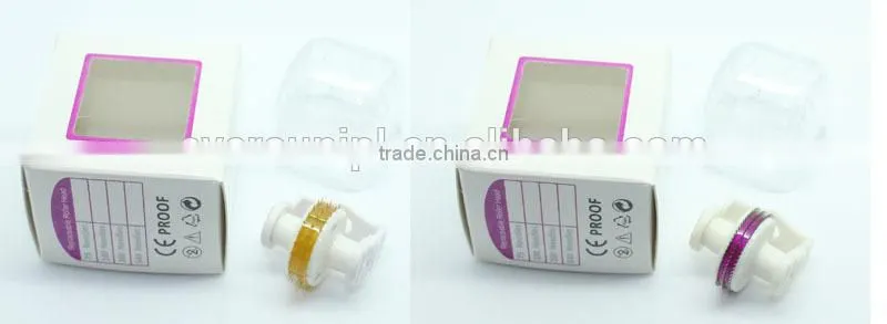 Factory lowest Price LED derma roller / Manufactory LED therapy micro skin roller for wrinkle rmeoval micro needling roller
