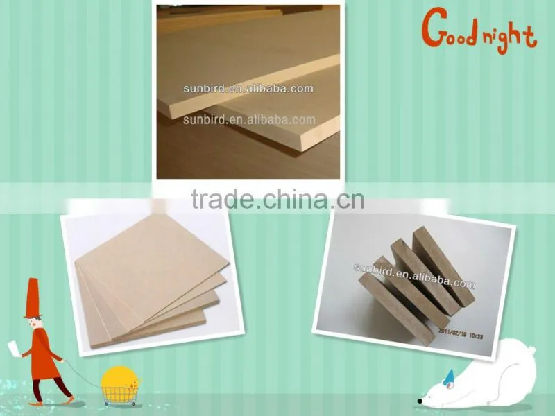 mdf wave panel board/ MDF Laminated /coloured mdf sheet