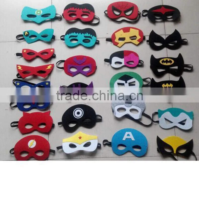 Cheap Dress up Promotional Felt Animal Mask Kids Birthday Party Favor