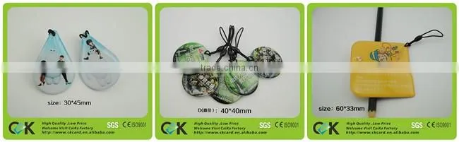 Long range UHF passive RFID epoxy key tag with cheap price