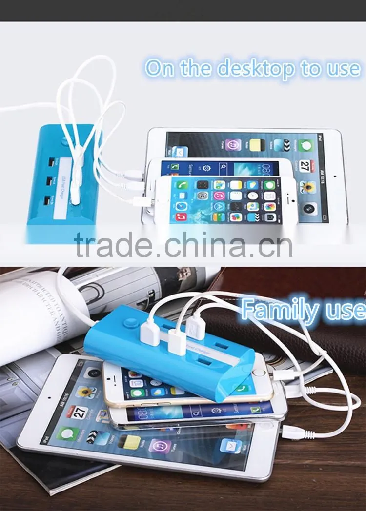 6 Port USB Desktop Rapid Charger. Multiport USB Travel Charger, Multi USB 6 Port Charger Desktop Rapid