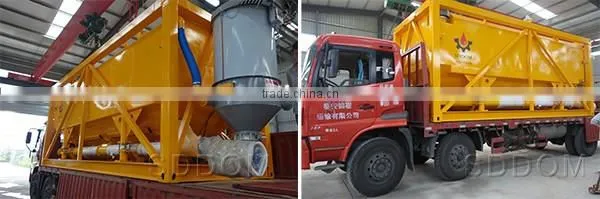 flexible silo horizontal/mobile cement silo powder used silo mini cement plant for sale