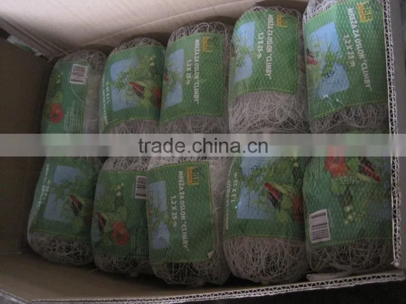 Climbing plant support trellis netting
