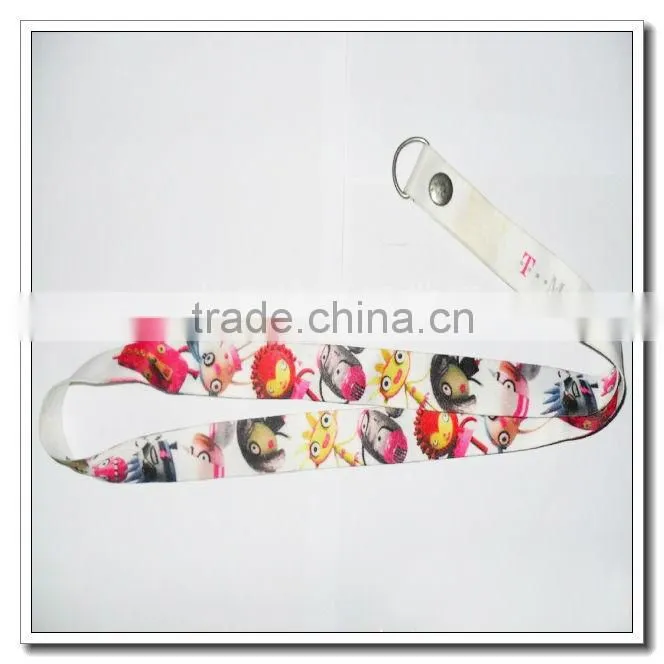 Satin red blue and white crystal rhinestone lanyard for bandage bikkini