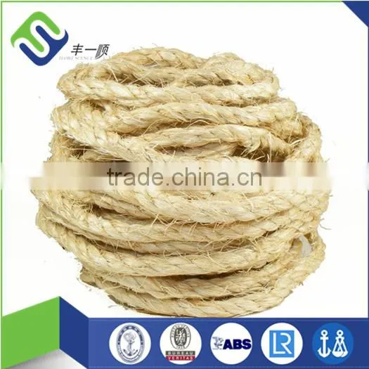 Hot sale sisal twine 2 ply 155g/50m packed in ball shape