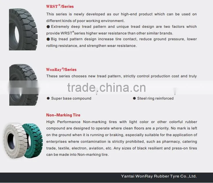 Trailer Wheels Parts Use electric trailer tires 2.00-8(12x4) solid tire