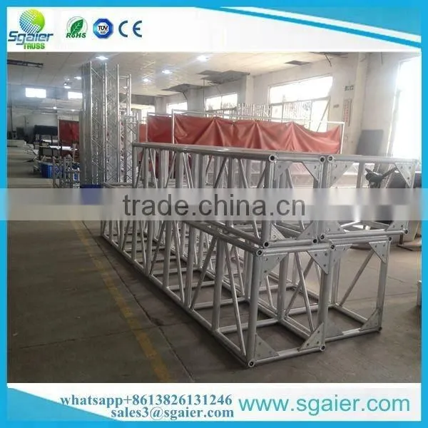 2017 cheap price 400 x 600mm bolt truss , square truss for car show booth