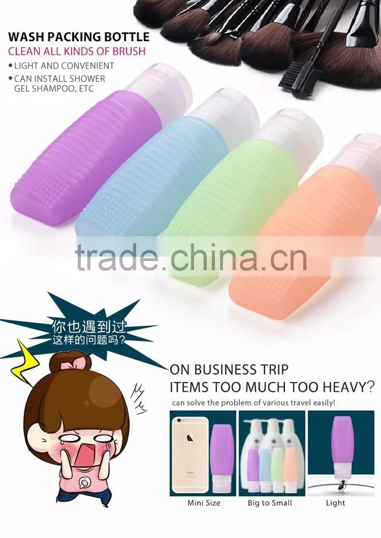 TSA approved BPA Free silicon travel set bottles
