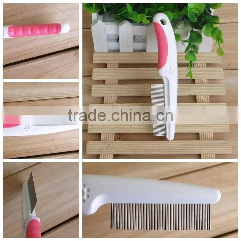 Pet plastic lice comb with cute handle