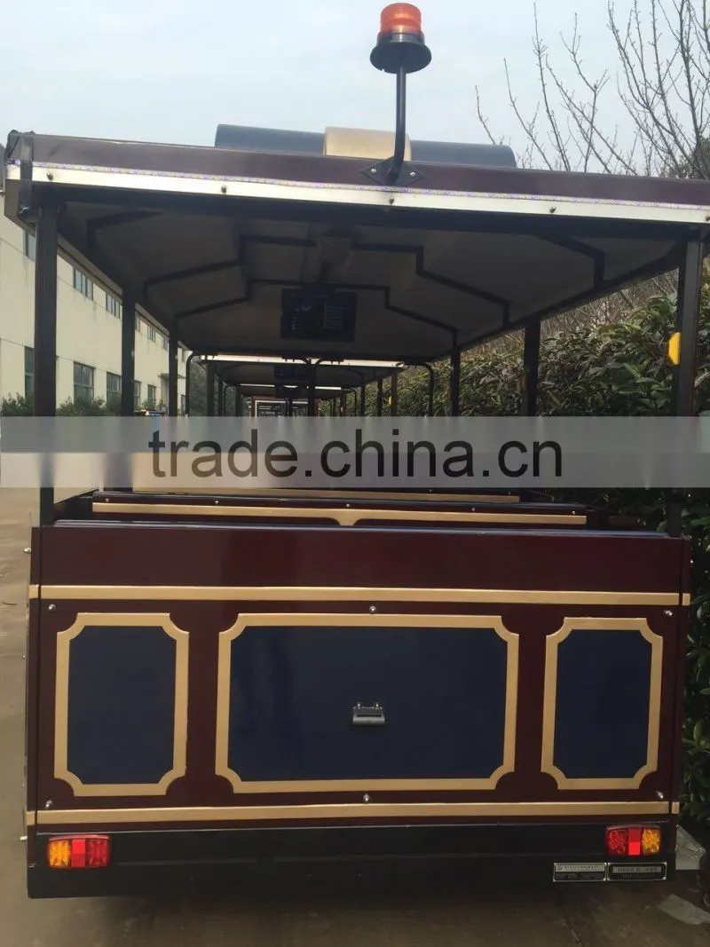 Diesel Power Trackless Tourist Fun Train, Amusement park train,Kids ride train