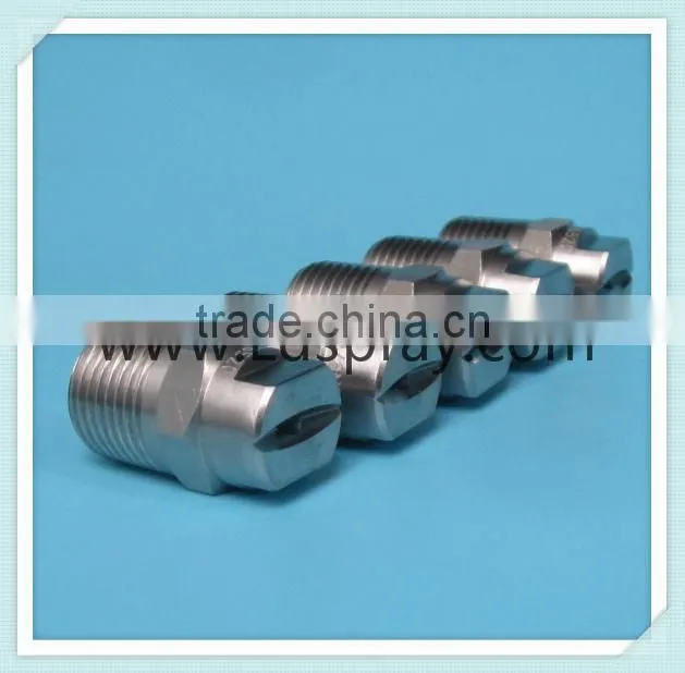 HU series stainless steel flat jet spray nozzle