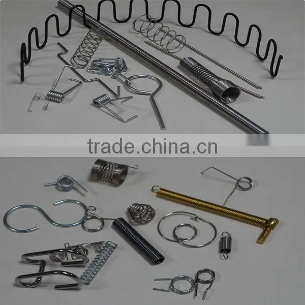 customized metal hardware manufacturing assembly weld solder wire form spring clip