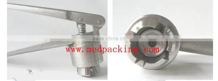 Manual crimping crimper Machine capping tool for flip off cap and tear off cap