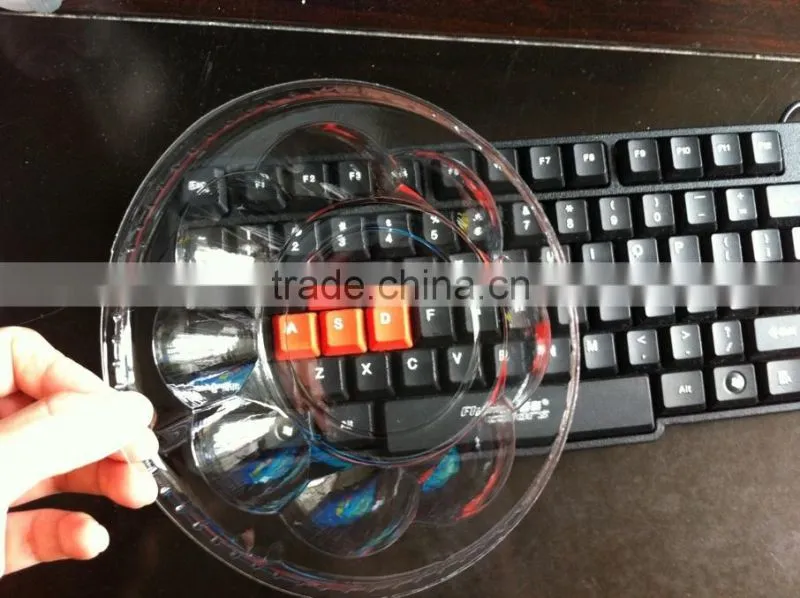 Clear and safe disposable plastic bowl cover / Sundae cup cover